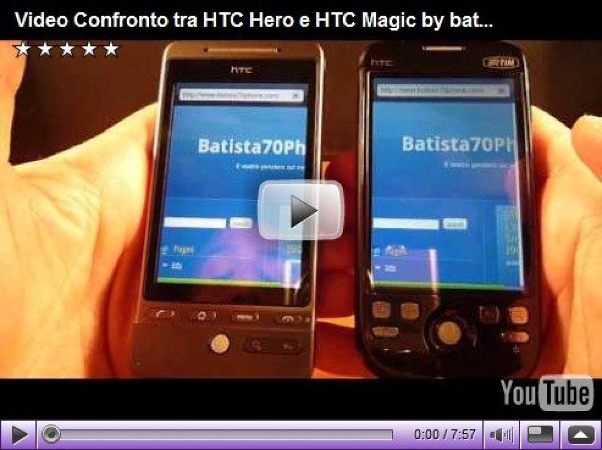 Test: HTC Hero contro HTC Magic - 