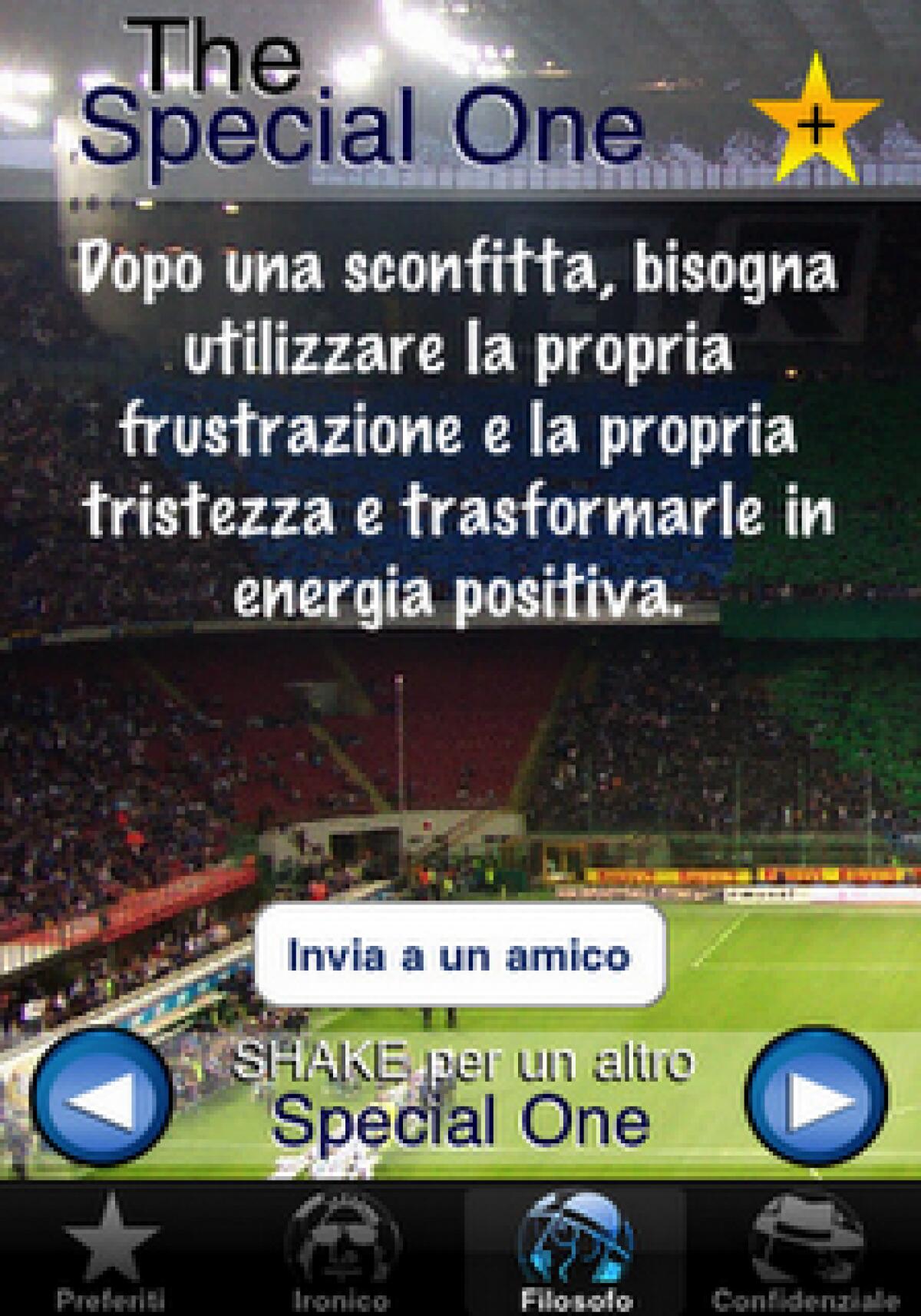 SpecialOne, applicazione Iphone dedicata a Mourinho! - 