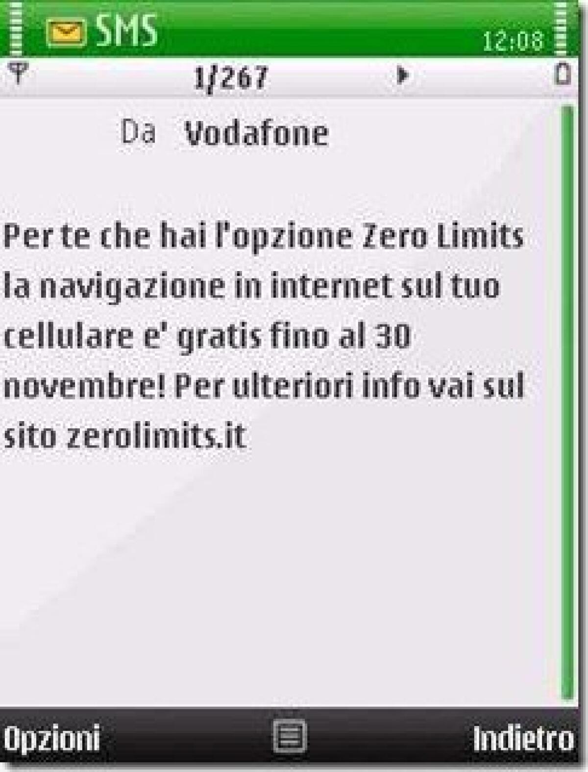 Vodafone: brutte notizie per chi ha la Zero Limits? - 