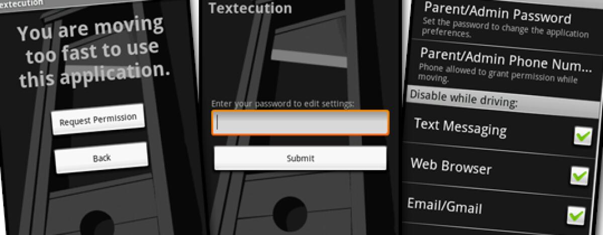 Textecution: bloccare l’invio si SMS durante la guida - 