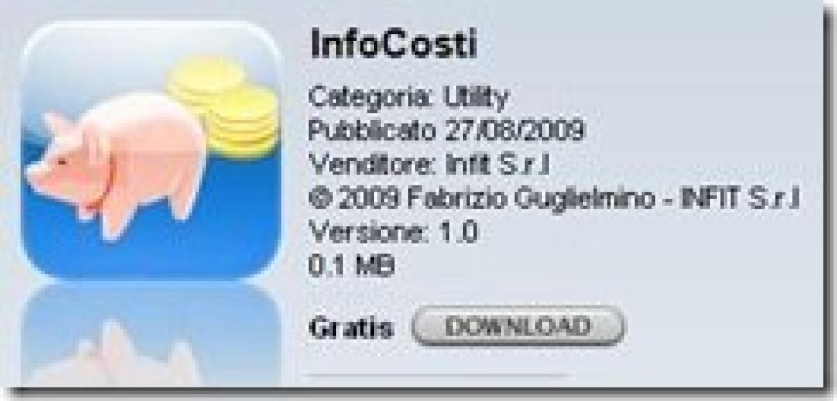 InfoCosti una piccola applicazione per clienti 3 - 