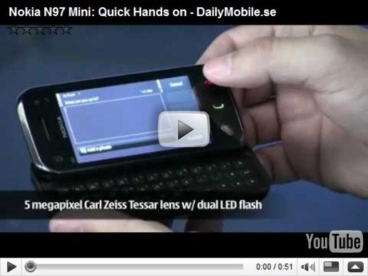 [Nokia World] Preview di Nokia N97 Mini - 