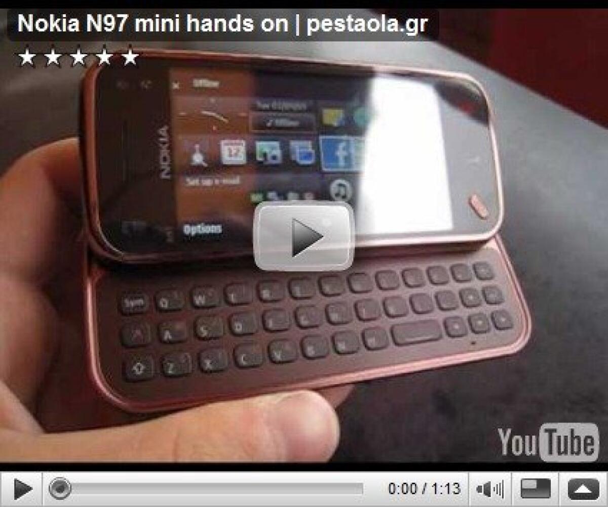 Nokia N97 Mini: nuovo video hands-on - 