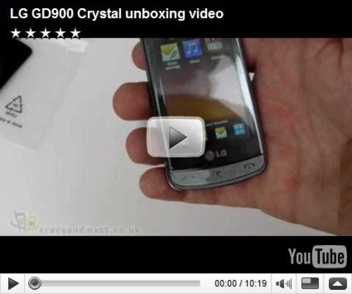 LG GD900: unboxing e dimostrazione di S-Class - 