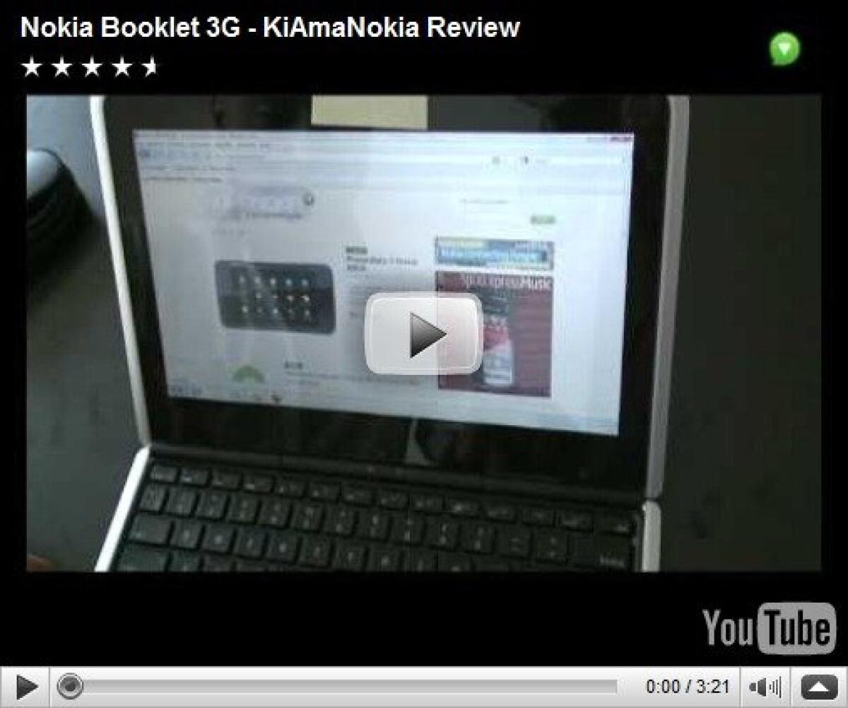 Nokia Booklet 3G: video in italiano | In attesa del prezzo ufficiale - 