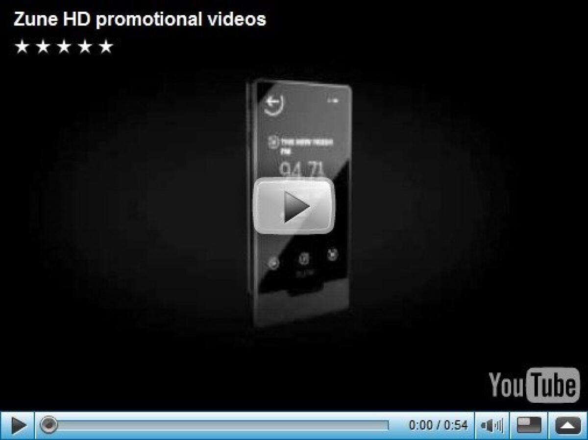 Zune HD: video promozionale - 