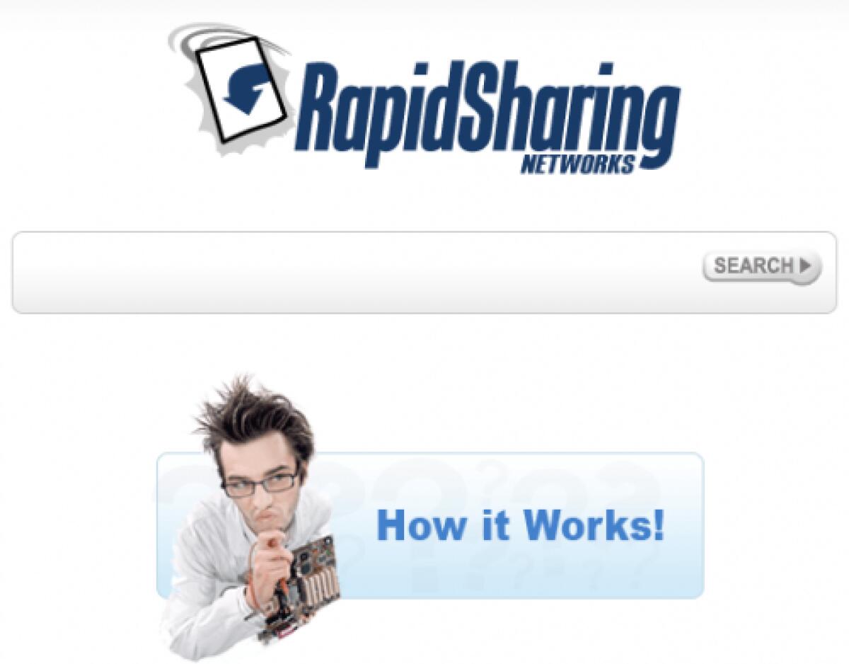 Motore di ricerca per Rapidshare - 