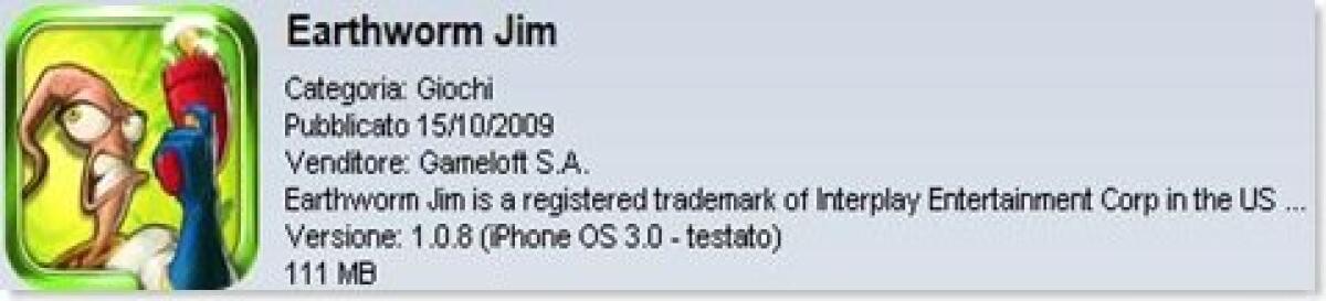 Recensione: Earthworm Jim disponibile in AppStore! - 
