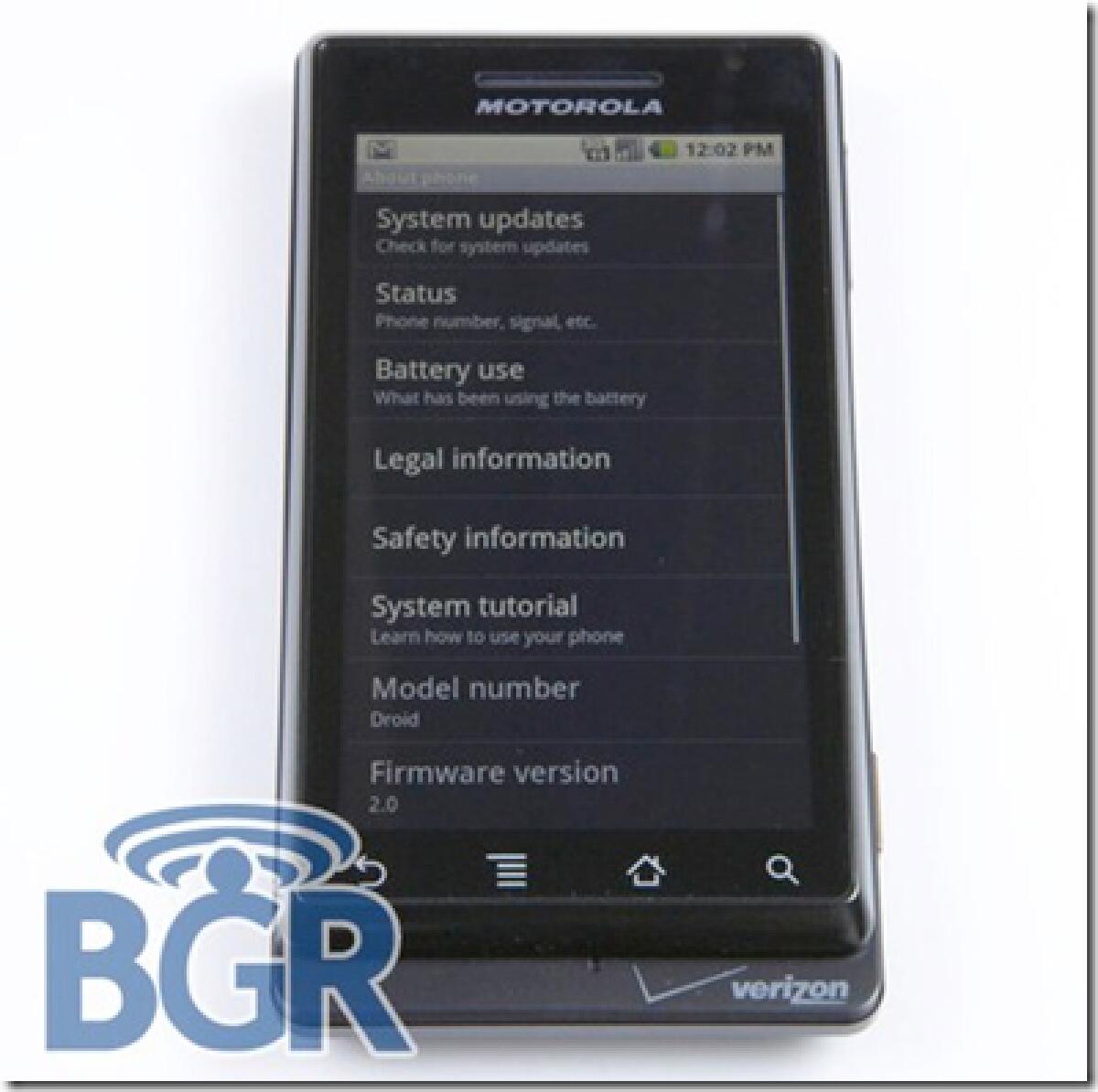 Motorola Sholes: prima immagine ufficiale - 