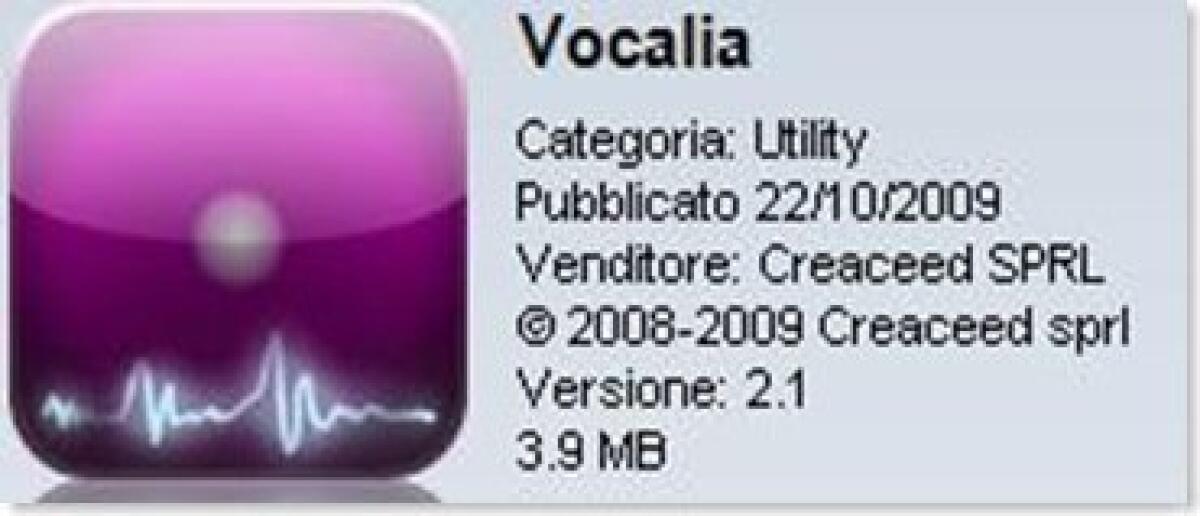 Vocalia 2.1: Il Voice Control sugli iPhone EDGE e 3G! - 