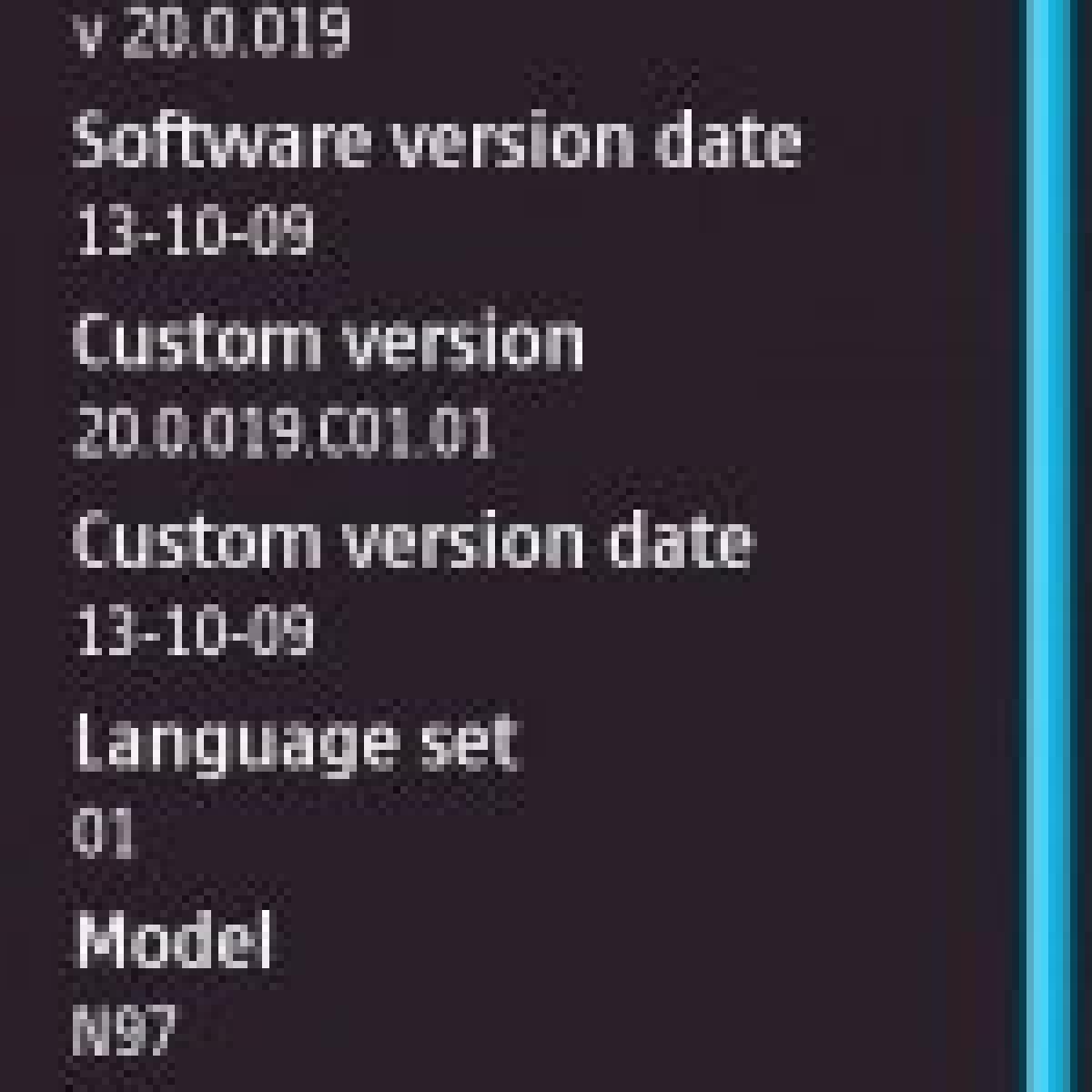 Nokia N97: tutte le novità del firmware 20.0.019 - 