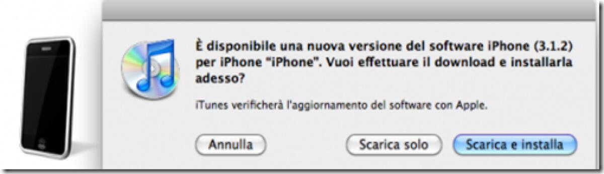 Apple: nuovo firmware v.3.1.2 per iPhone ed iPod - 