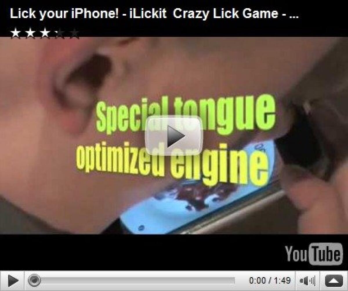 iLickIt: gioco bizzarro per iPhone... - 