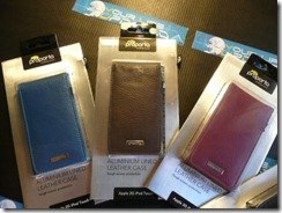 YourLifeUpdated regala custodie Aluminium Lined Leather Case per iPod Touch 2G - 