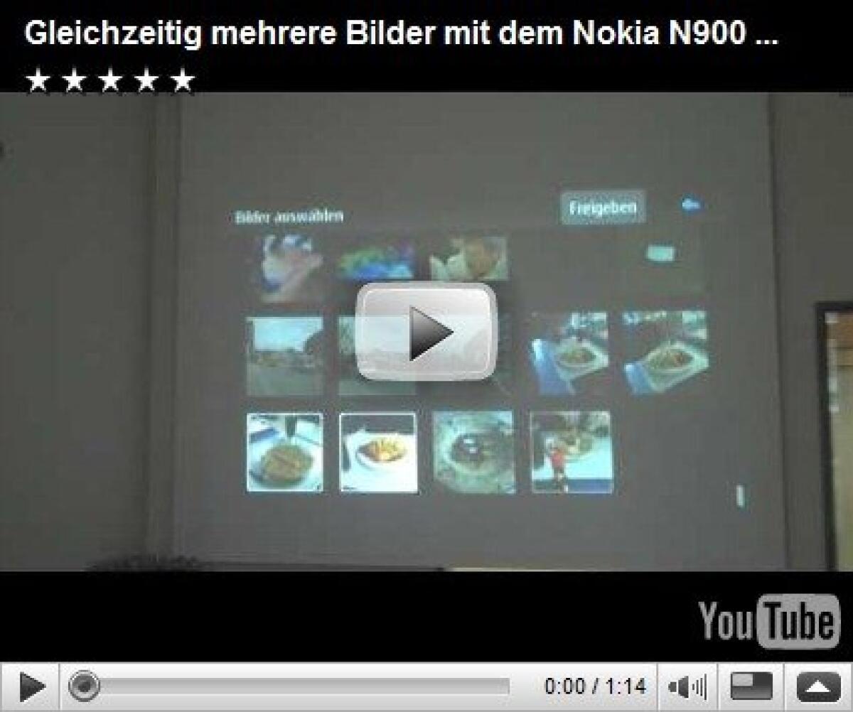 Nokia N900: test invio email con allegati - 