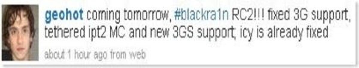 GeoHot domani rilascerà la versione RC2 per blackra1n! - 
