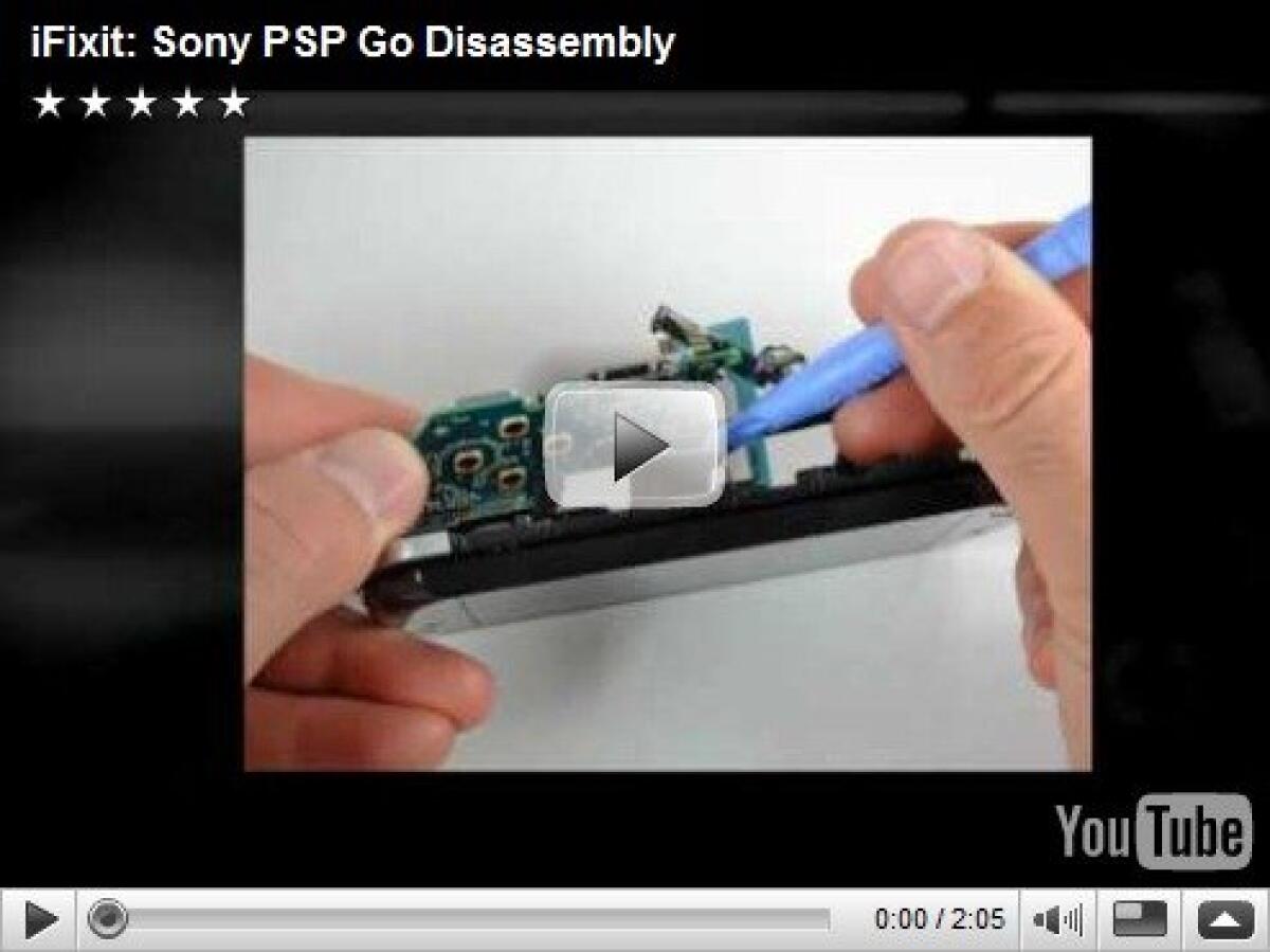 Sony: PSPGo Disassembly Video - 