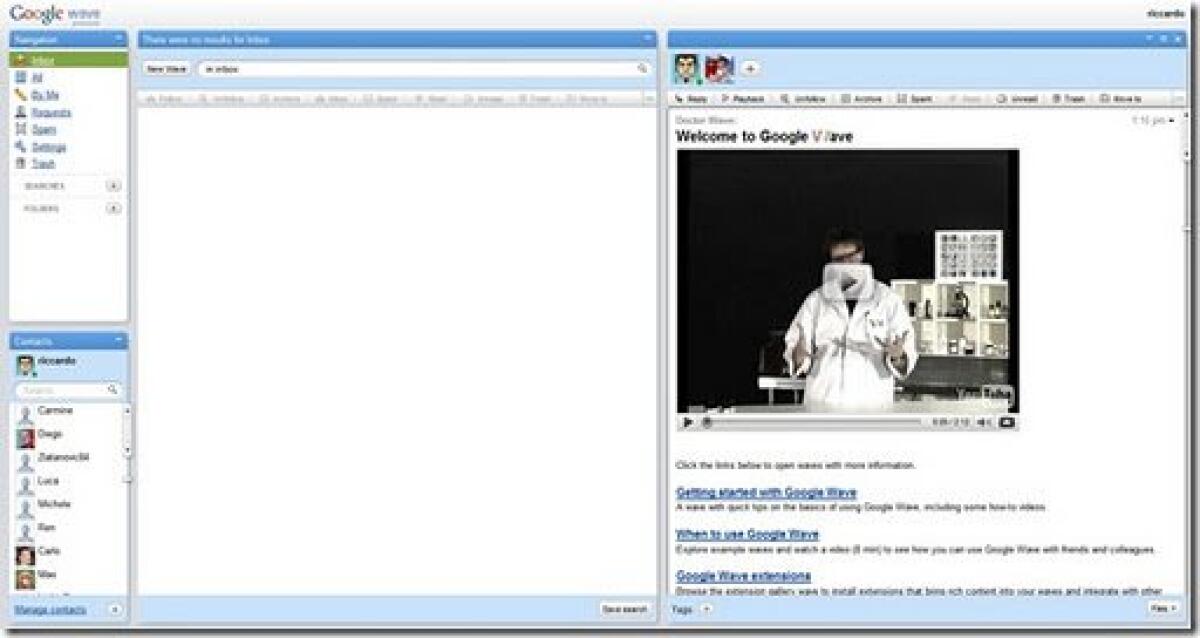 YourLifeUpdated sbarca su Google Wave - 