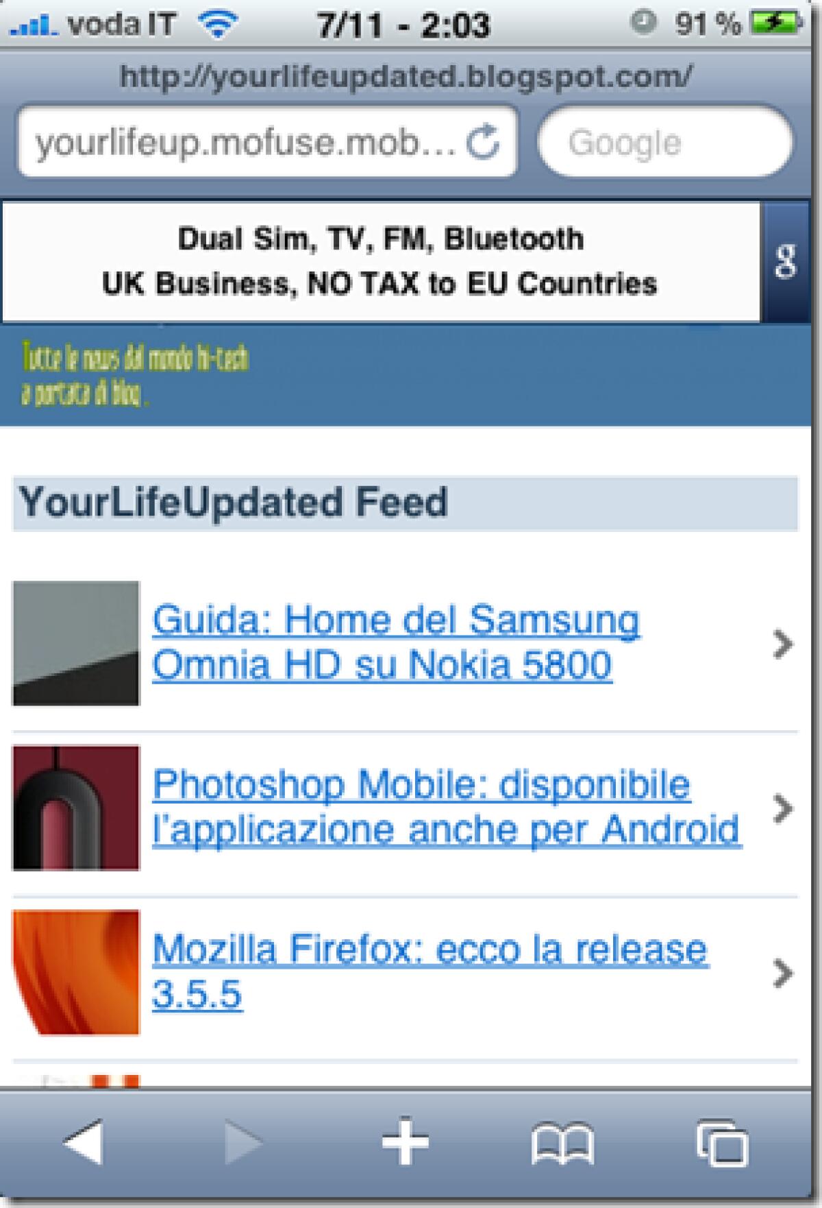 YourLifeUpdated Diventa MOBILE al 100%!! - 
