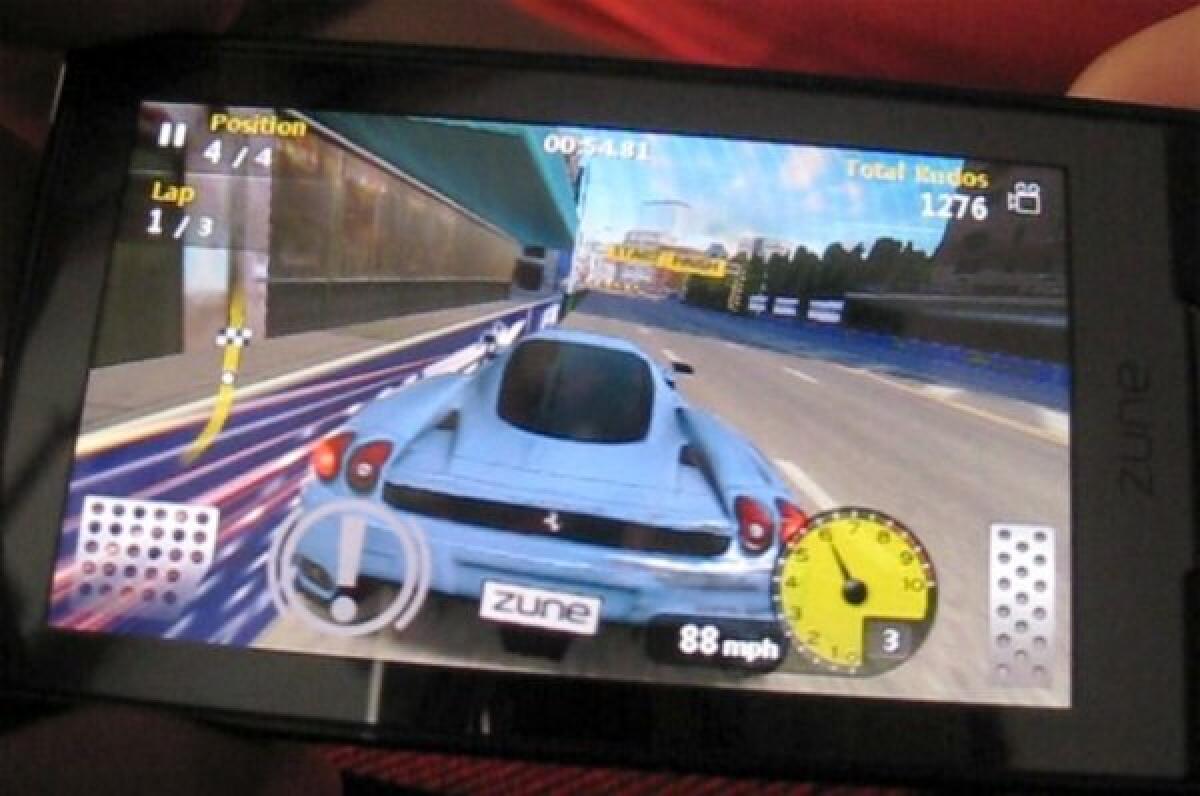 Zune HD: video dei giochi in 3D - 