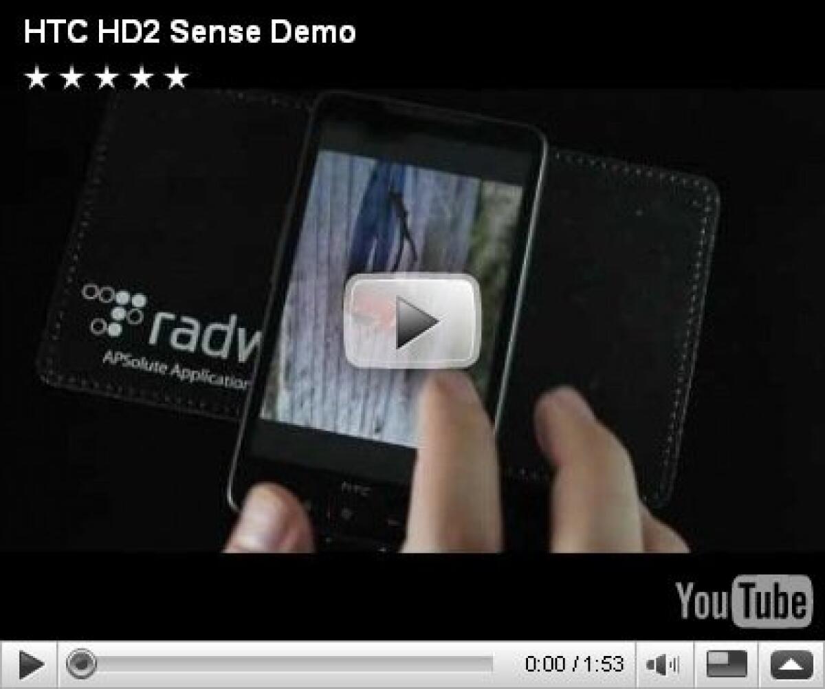 Htc HD2 – Video sulla velocità dell’interfaccia - 