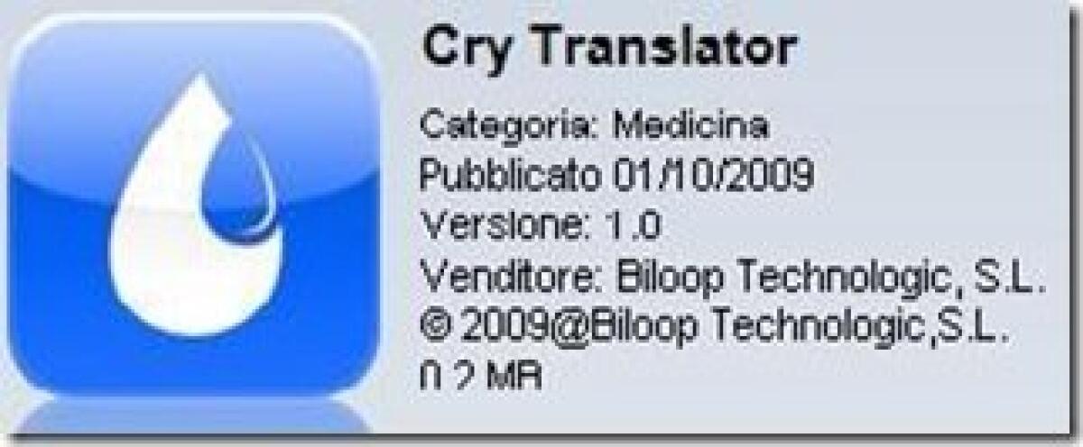 Cry Translator: perchè il bambino piange? - 