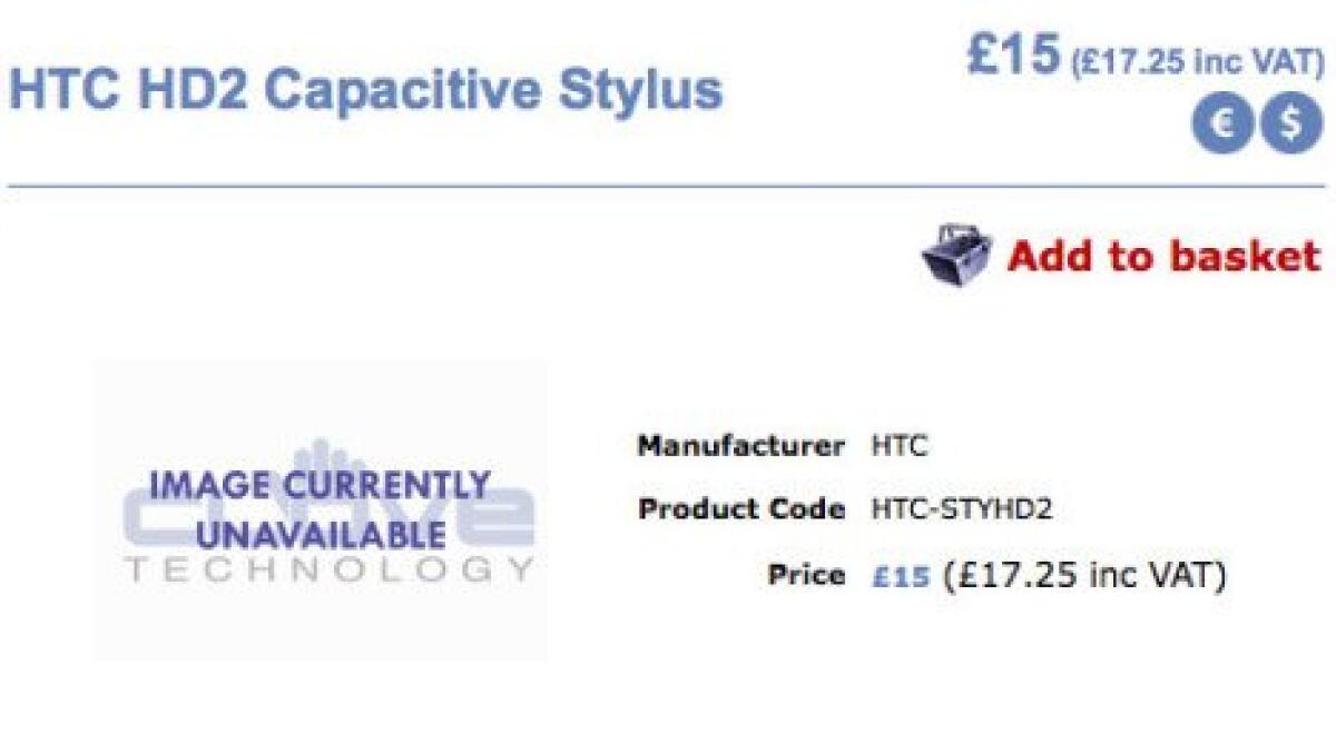 HTC: disponibile lo stilo per display capacitivi - 