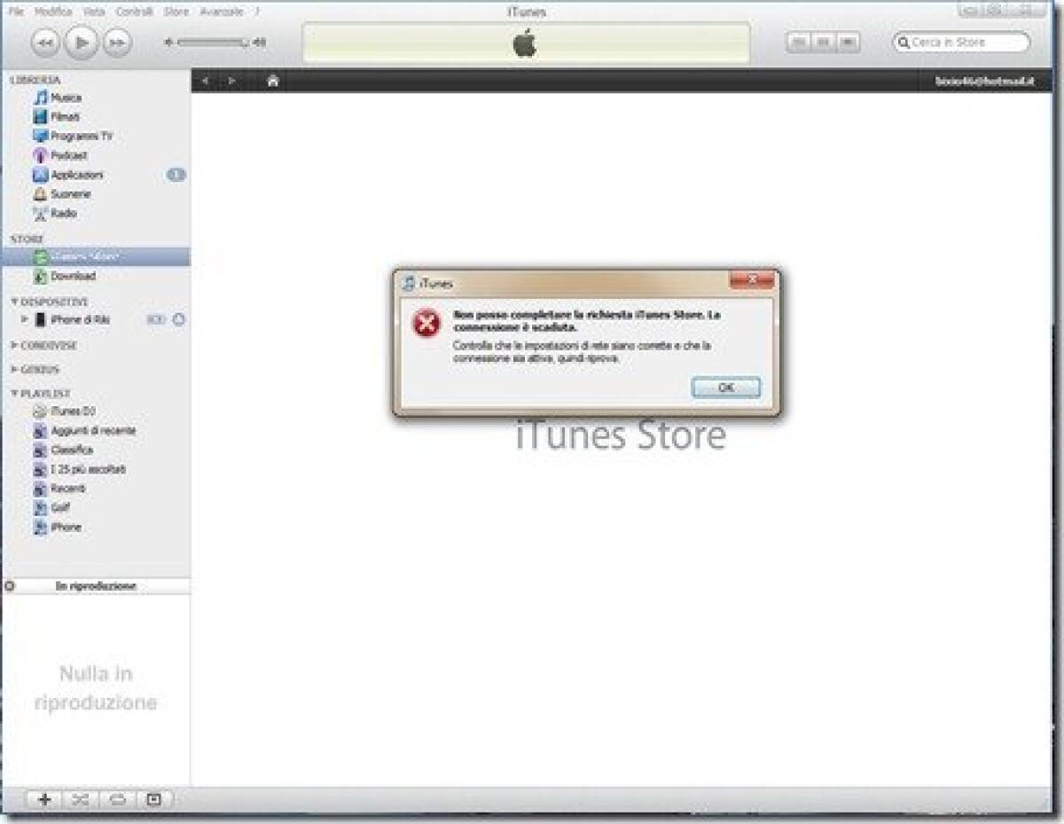 iTunes Store momentaneamente fuori uso? - 