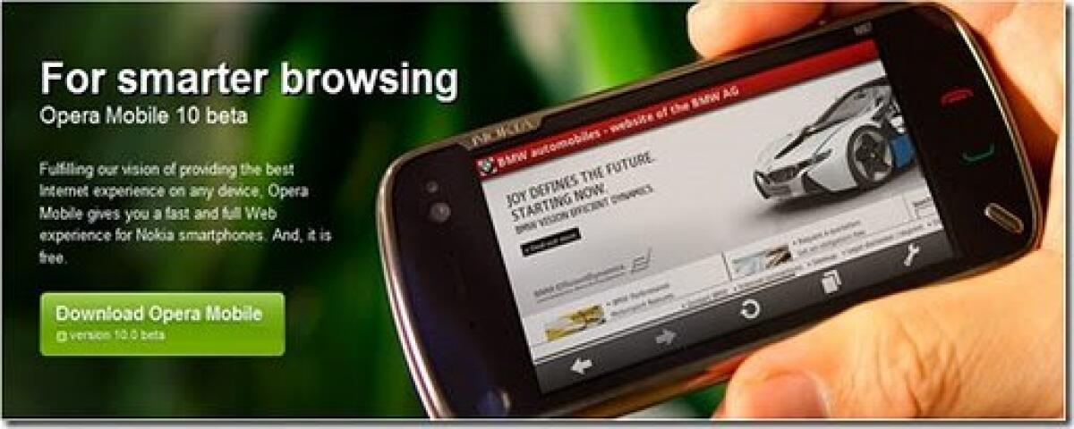 Opera Mobile 10: finalmente su Symbian S60 - 