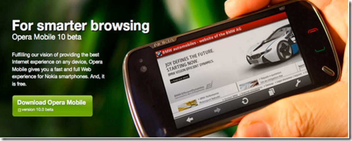 Opera Mobile 10: update 10.00.291 - 