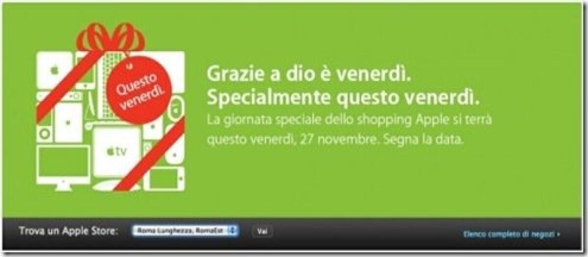 Apple Store: arriva il BlackFriday! - 