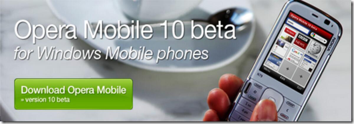 Opera 10: disponibile anche per Windows Mobile - 