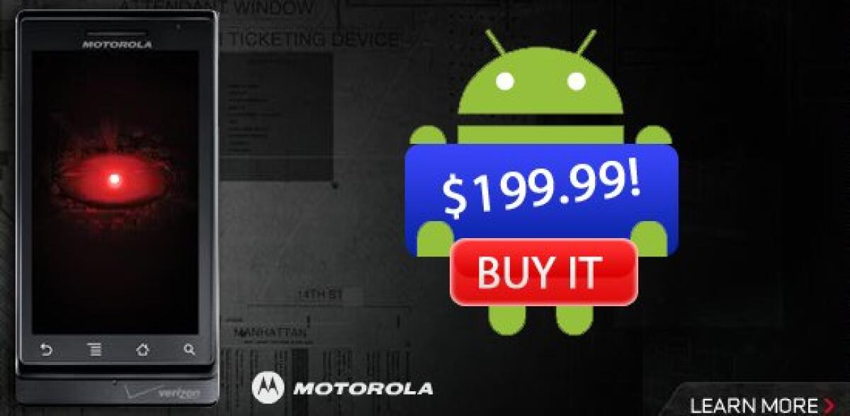 Motorola Droid: in vendita da oggi in USA - 
