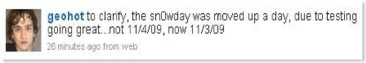 GeoHot stavolta anticipa! Blackra1n+Blacksn0w oggi! - 