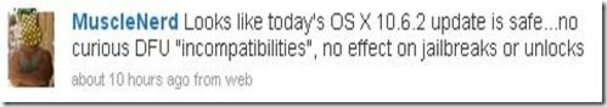 Il nuovo aggiornamento di Snow Leopard non crea problemi con il Jailbreak - 