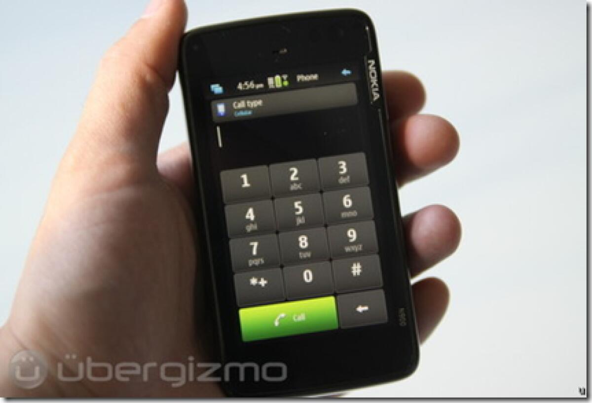 Nokia N900: confronto dimensionale e Test di Firefox - 