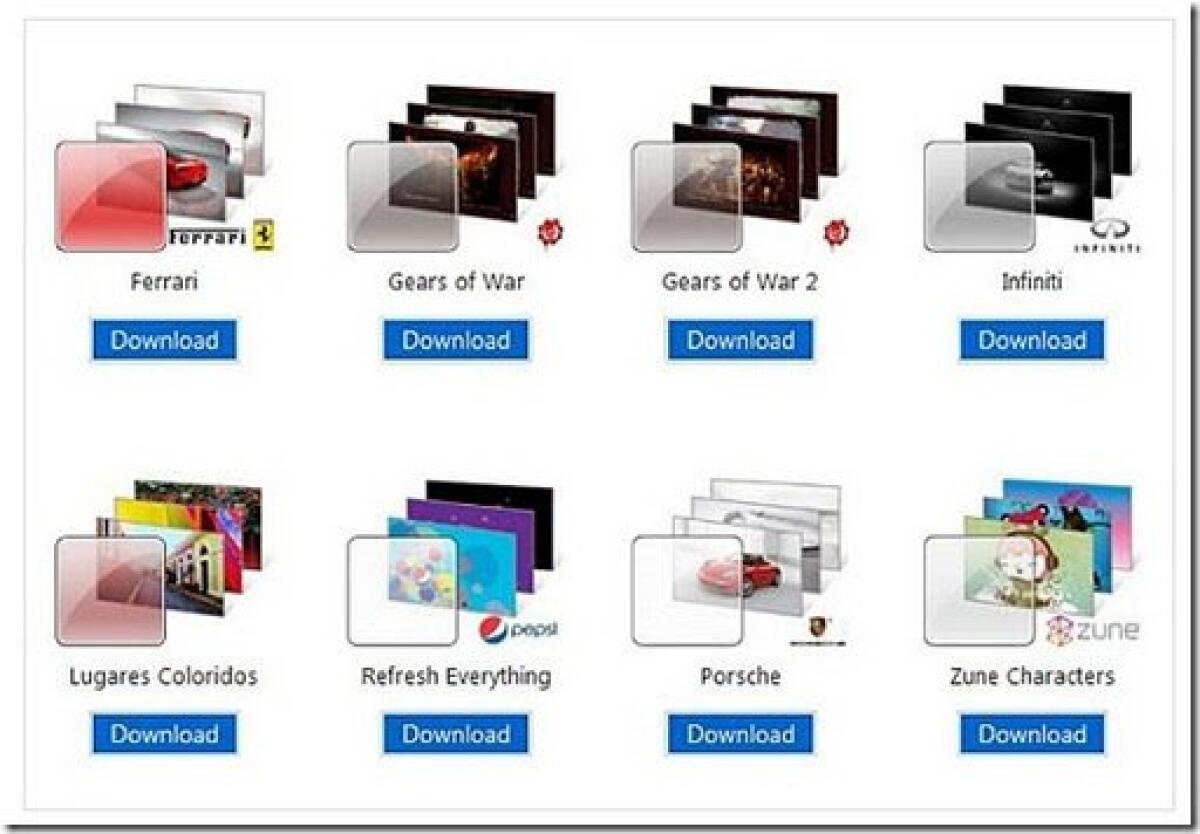 Windows 7: tanti nuovi temi da scaricare gratis - 