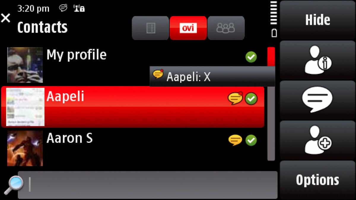 Nokia: aggiornamento per Ovi Contacts - 