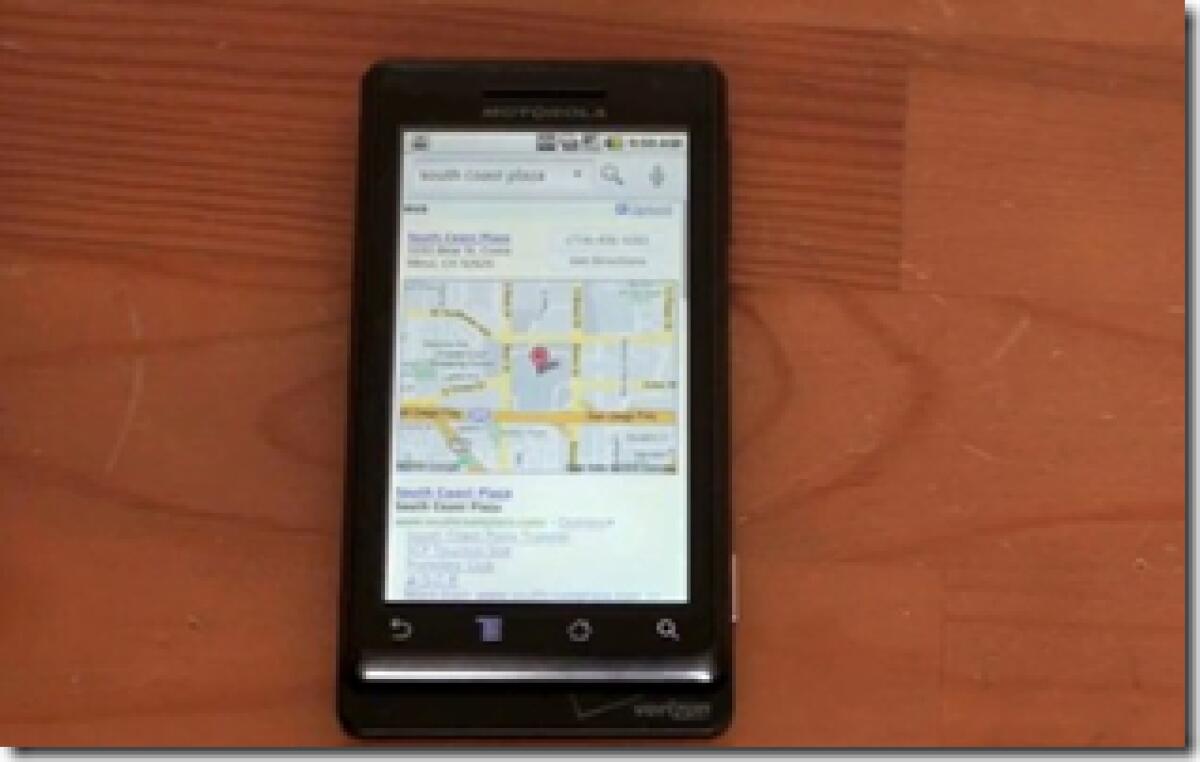 Motorola Droid: un nuovo filmato su Google Navigation - 