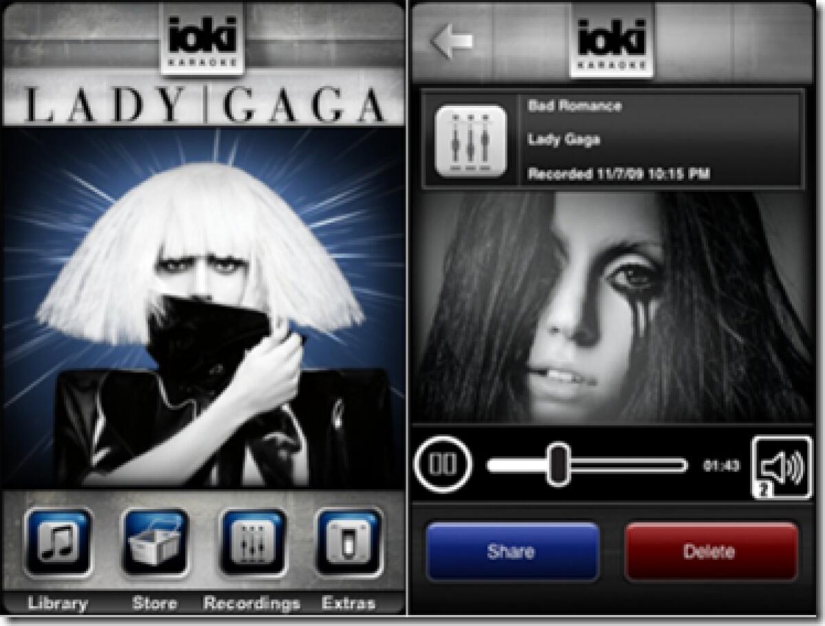 Il karaoke su iPhone con Lady Gaga iOki! [+Video] - 