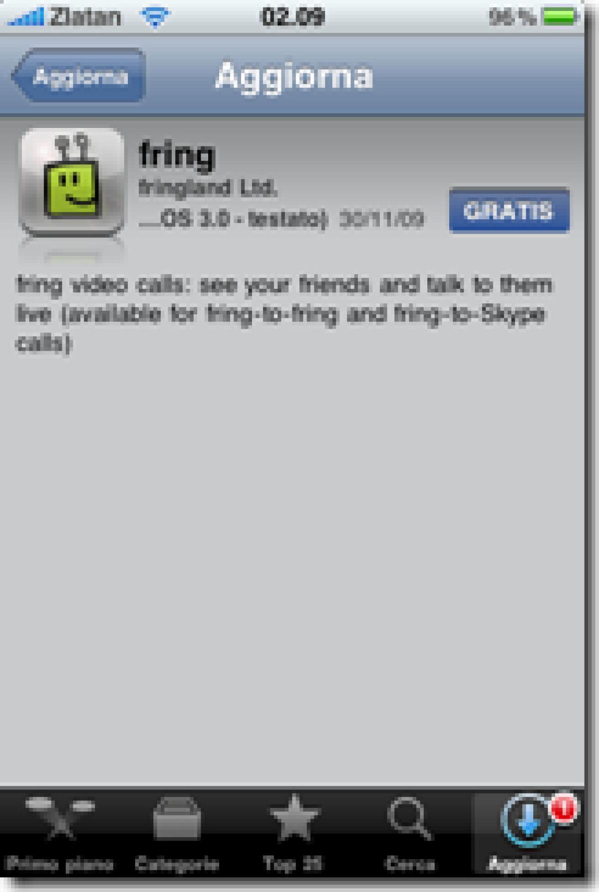 Videochiamate su iPhone grazie a Fring! - 