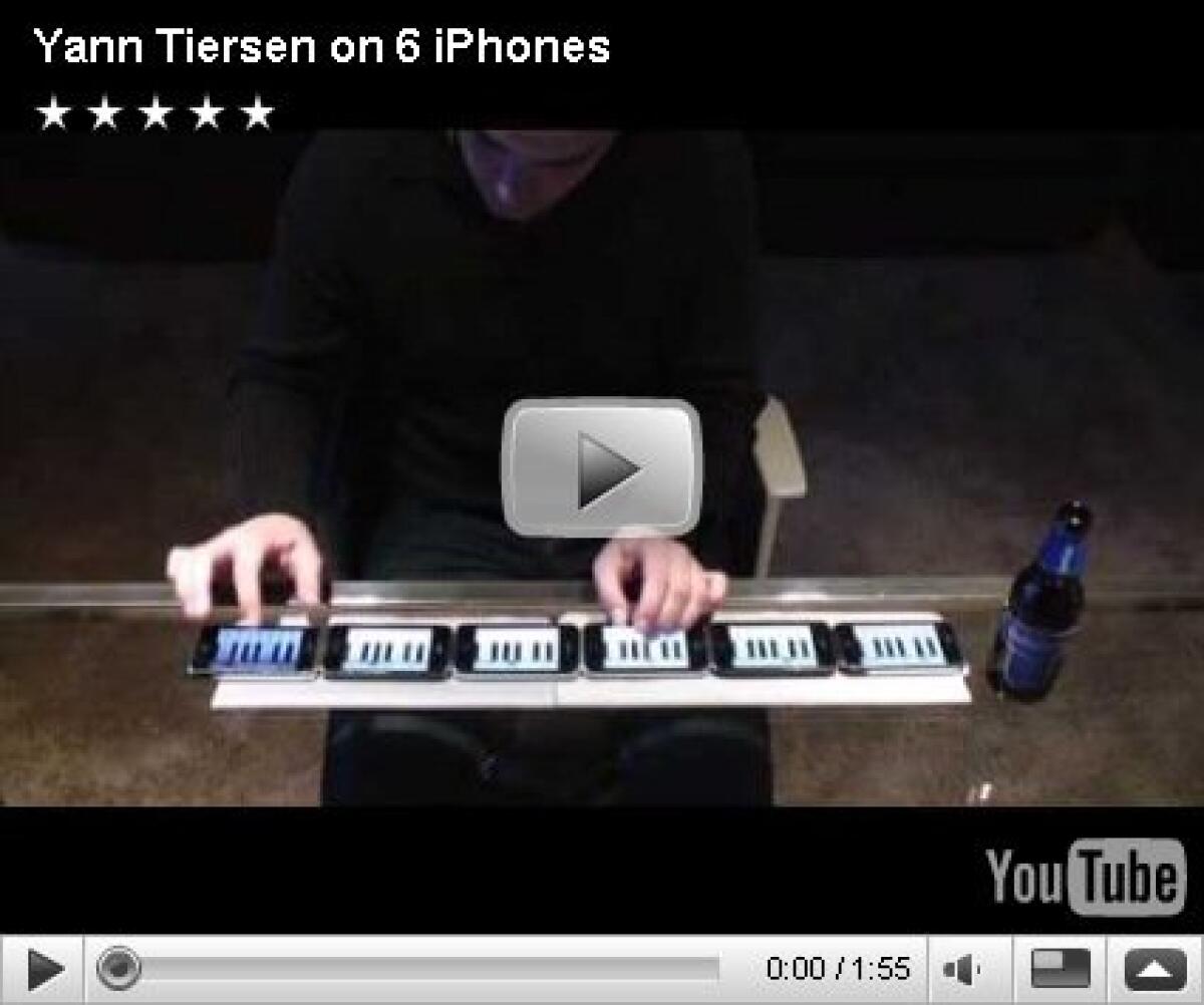 Yan Tiersen suona 6 iPhone! - 