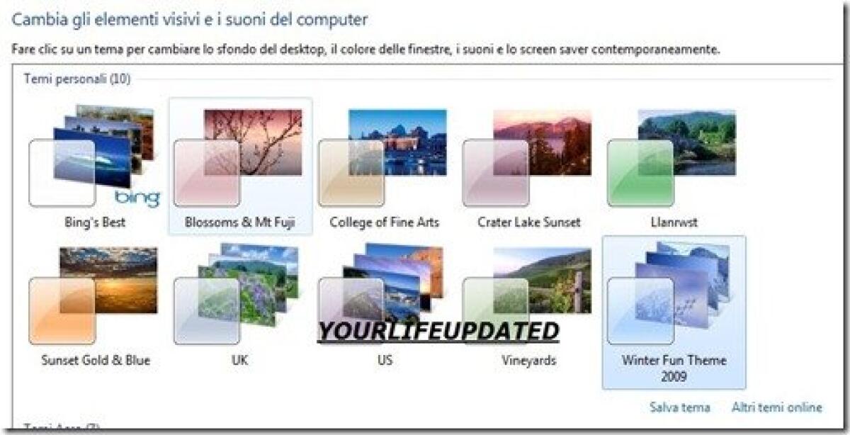 Winter Fun Theme 2009: temi invernali e natalizi per Windows 7 - 