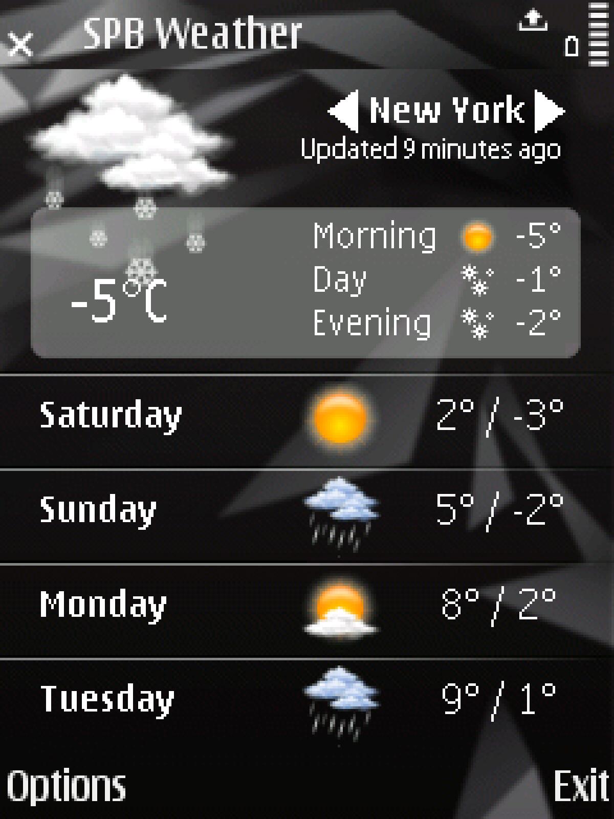 SPB Weather: il meteo sul tuo smartphone Symbian - 