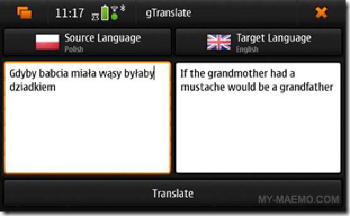 gTranslate: il traduttore di Google per Maemo ed N900 - 