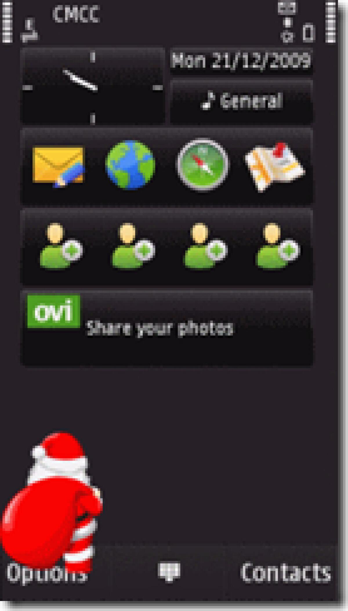 Xmas Avatar by ThinkChange: Babbo Natale animato su Symbian - 