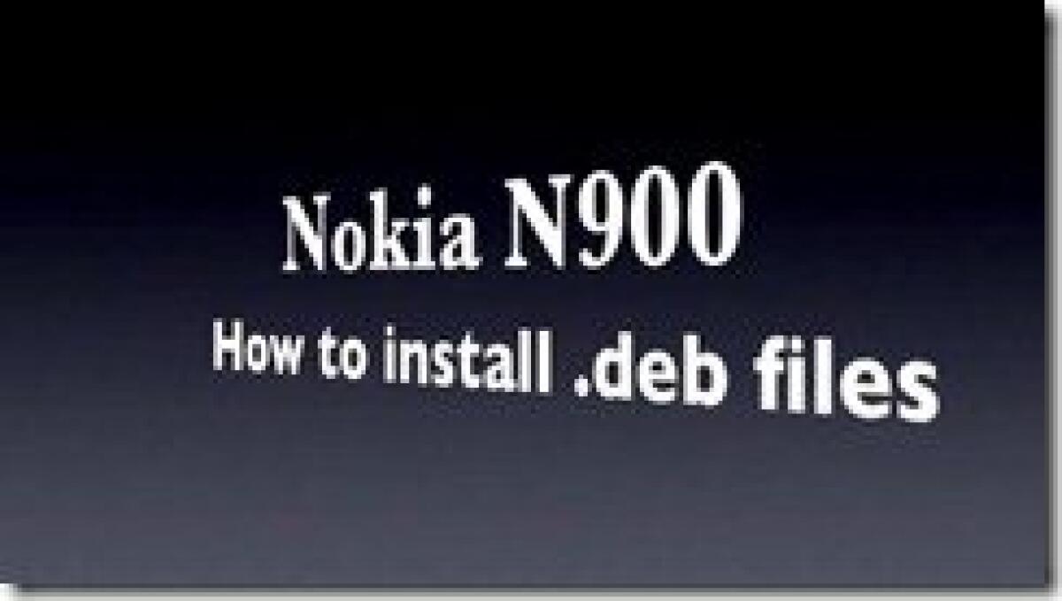 Guida Nokia N900: come installare files .deb - 