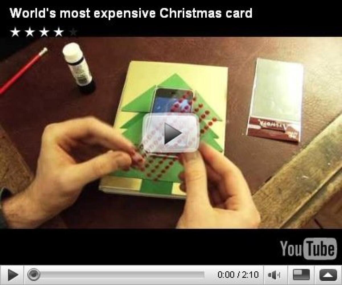 Ecco come costruire un costoso biglietto di natale! - 
