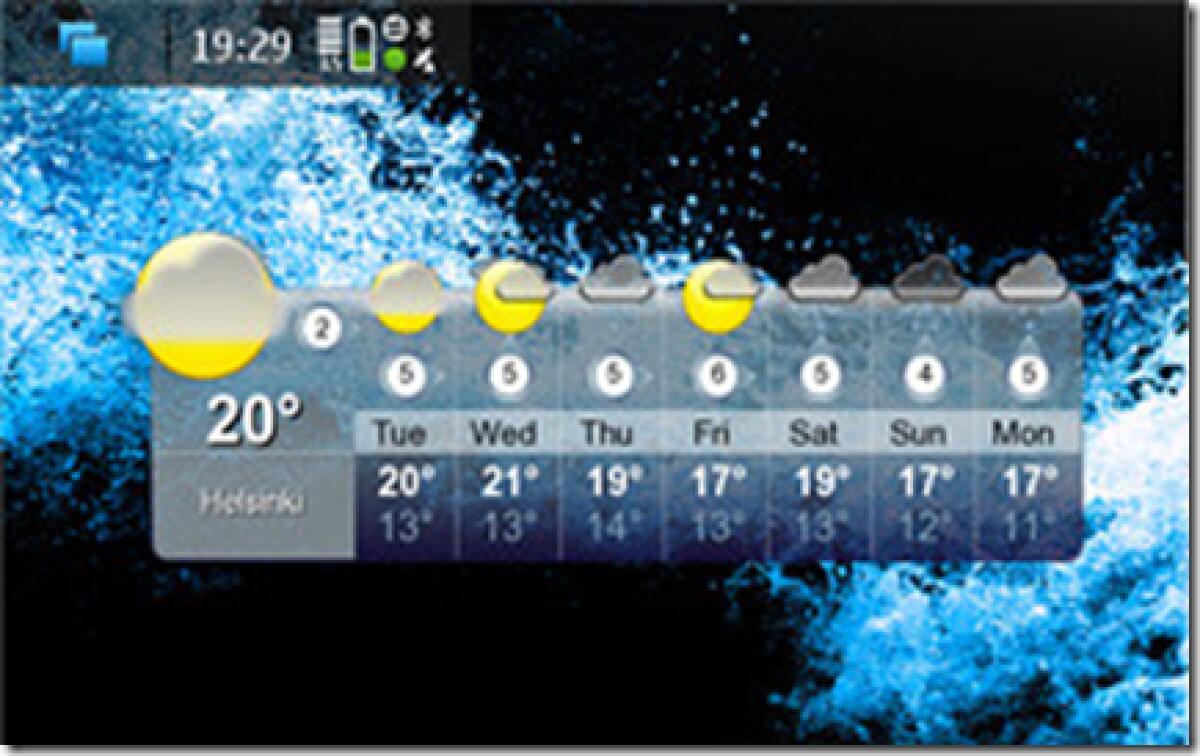 Weather: il meteo a portata di N900 – Programmi per Maemo - 
