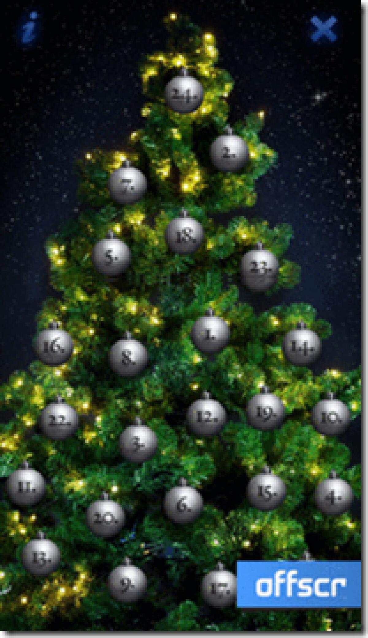 XMas Calendar Touch: un programma in regalo al giorno by OffScreen per Symbian S60 V5 - 